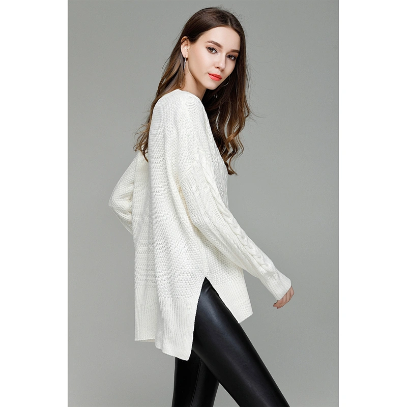 Pullover women clothing sexy v-neck fashion knitwear ladies casual sweaters