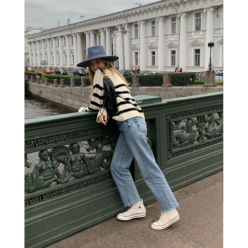 Korean women's fashion vintage shaggy sweater crop tops knit fringe sweater shirt for women