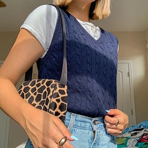 Girl Sweater Vest women jumper V Neck Pullover Knitted Vests Women Crop Top Outfit