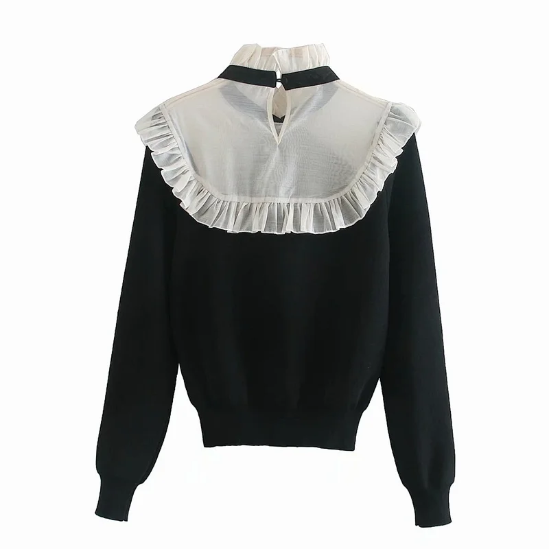 women sweaters fashionable knitting casual crop top custom girls' knitted sweaters for ladies