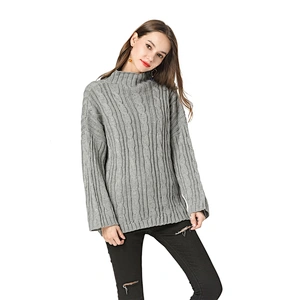 Women pullover knitwear fashion winter apparel clothing ladies casual sweater