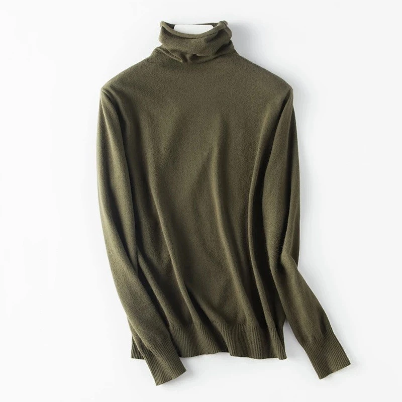 Autumn and winter in stock turtleneck pullover shirt long-sleeved women sweaters