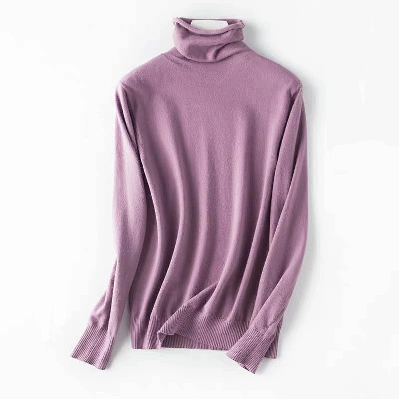 Autumn and winter in stock turtleneck pullover shirt long-sleeved women sweaters