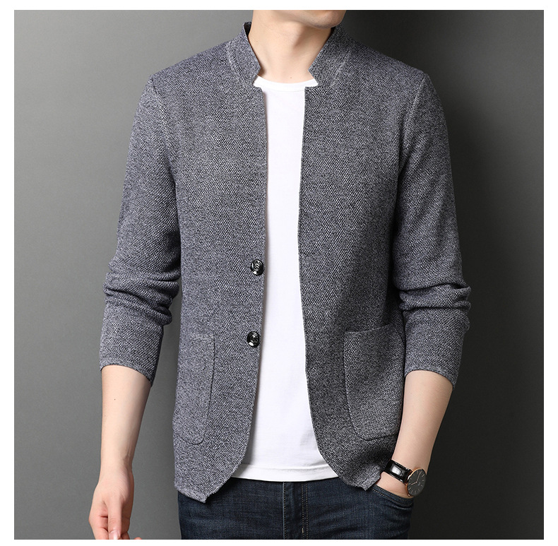 Men summer clothes cardigan fashion casual winter knit sweaters
