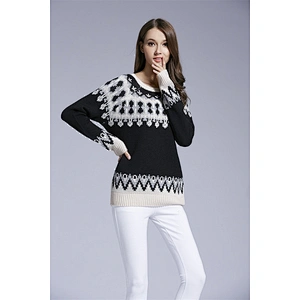 Women fashion clothes Christmas knitwear casual sweater
