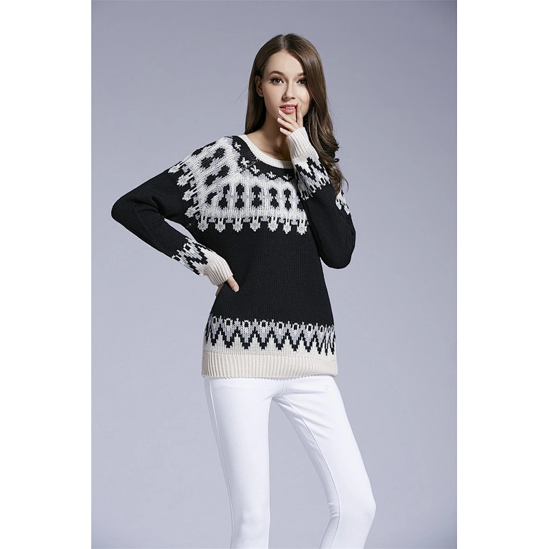 Women fashion clothes Christmas knitwear casual sweater