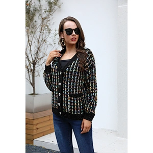 women sweater cardigan thick winter clothes ladies casual lady fancy knitwear sweater
