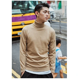 Manufacturer man disigner clothes pullover knitwear sweaters for winter oem men turtleneck sweater