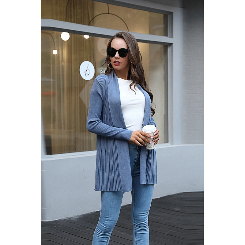 Fall clothing for women casual knit cardigan women knit sweaters coat in stock ropa mujer