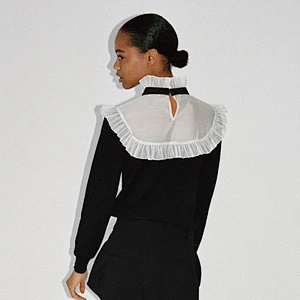 women sweaters fashionable knitting casual crop top custom girls' knitted sweaters for ladies