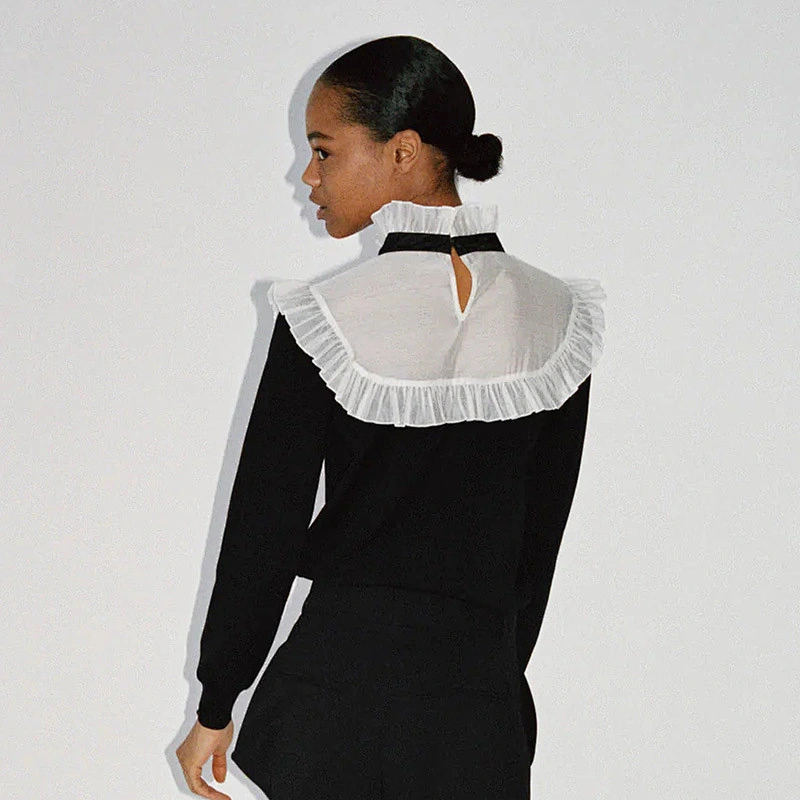 women sweaters fashionable knitting casual crop top custom girls' knitted sweaters for ladies