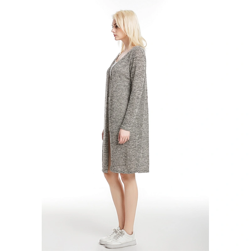 Women thin knitwear cardigan loose long shawl jacket fashion sweater