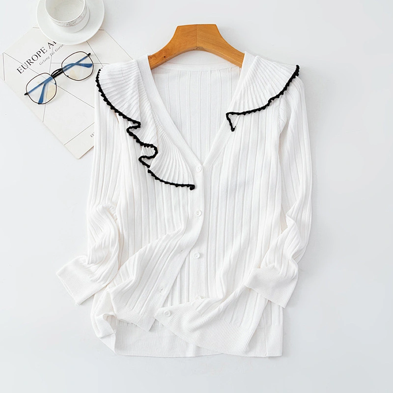 Fashion Women Cardigans for Ladies Knit Thin Casual Cardigan Sweaters