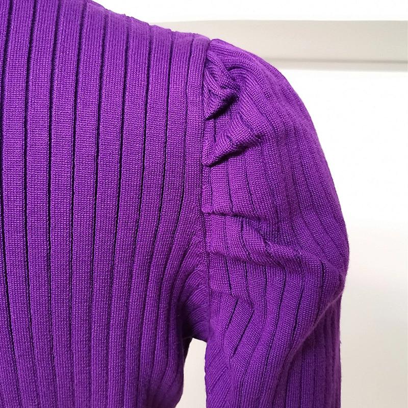 Fashion Design Women Cardigan Knitwear Long Sleeve Sweater Coat