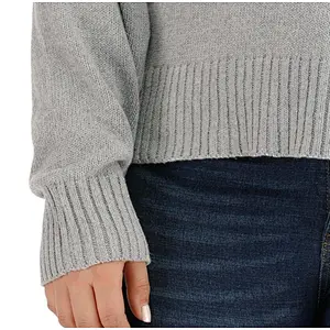 Plus size women personality strappy sexy backless V-neck thick pullover sweaters