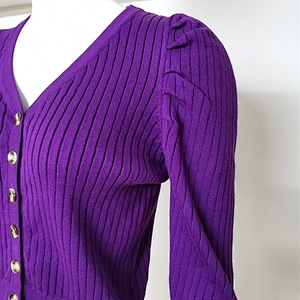 Fashion Design Women Cardigan Knitwear Long Sleeve Sweater Coat
