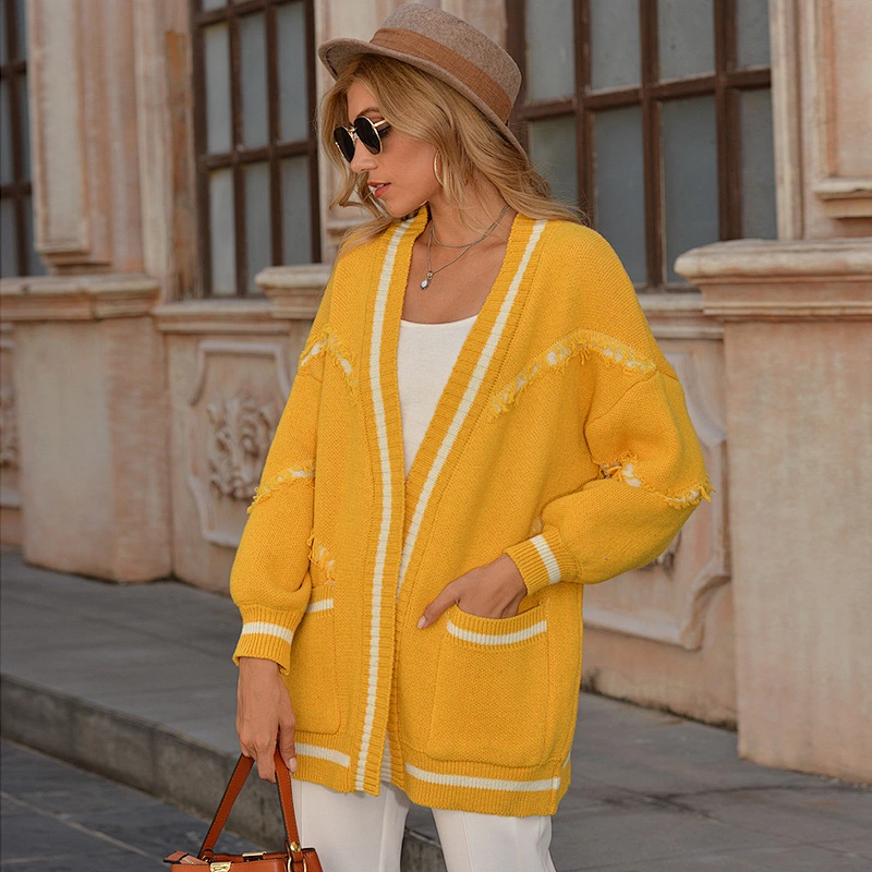 Knit cardigan loose Korean style sweater jacket women casual simple cardigan
