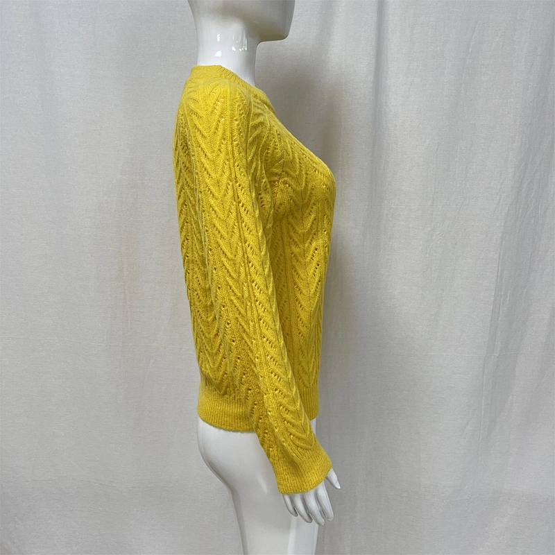 Winter hollow fashion knitted women's sweater
