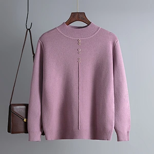 turtleneck pullover girl knitted sweater tops fashionable free size women black basic sweaters