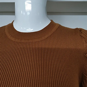 Spring Autumn Women Girls O-Neck Solid Color Long Sleeve T-Shirt Casual Knit Tops