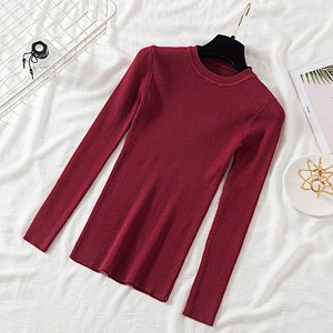 winter clothes Knitted woman sweaters pullovers basic women's jumper Slim women's sweaters