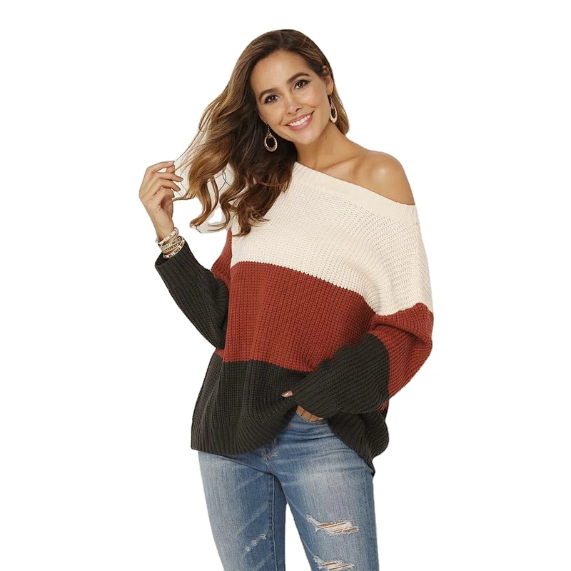 Women winter fashion clothing leisure knitwear loose casual sweater