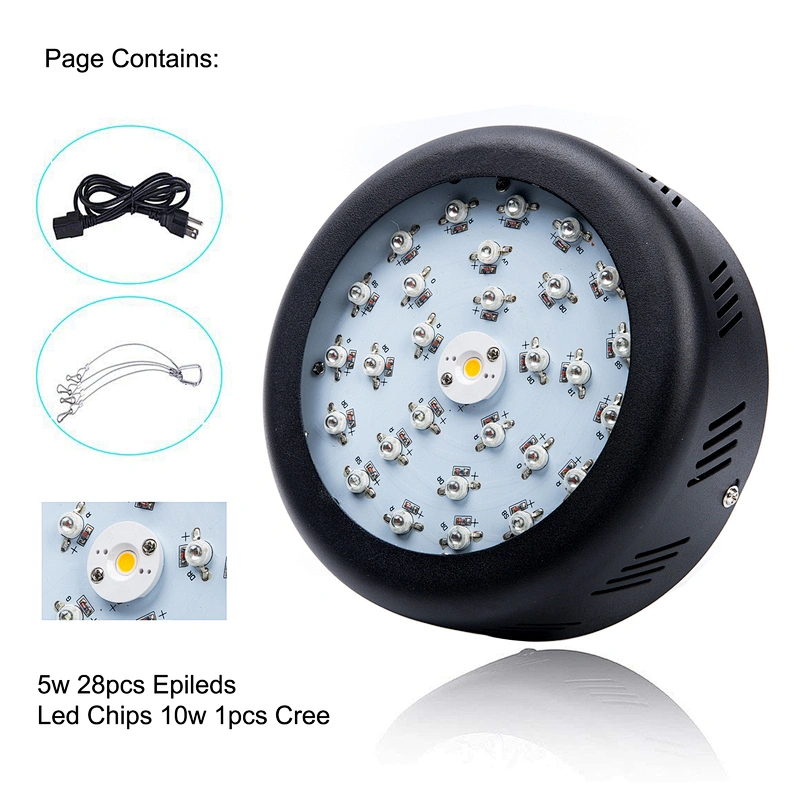 Full Spectrum COB Grow Light 62W Small Round Grow Light Full Spectrum Grow Light For Indoor Plants