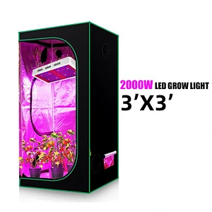 3X3 Led Grow Light 2000W Full Spectrum grow Light For Indoor Plants High Par Value Growth Light