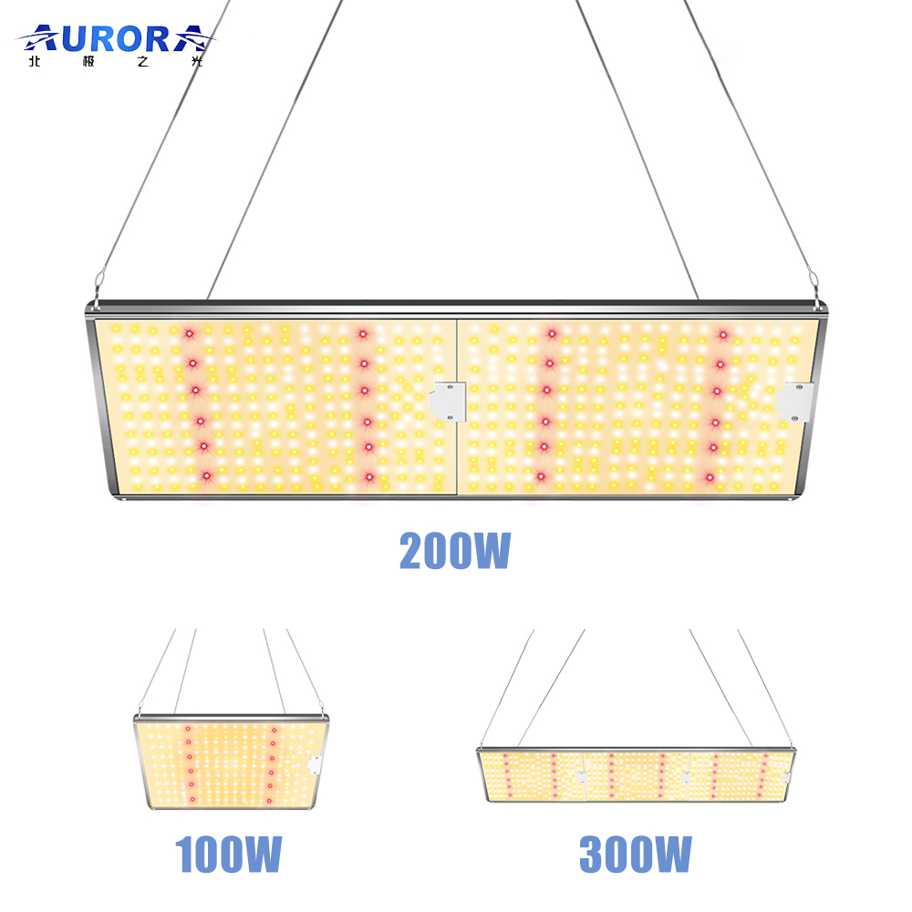 100W LED Grow Light Full Spectrum LED 200 Watt Aluminum Alloy Greenhouse Grow Light