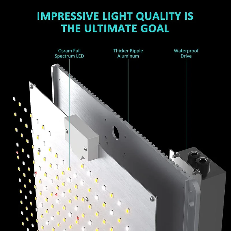 Best Vegetative Led Grow Light 100 Watt Aluminum Alloy Greenhouse Growing Lights For Indoor Plants