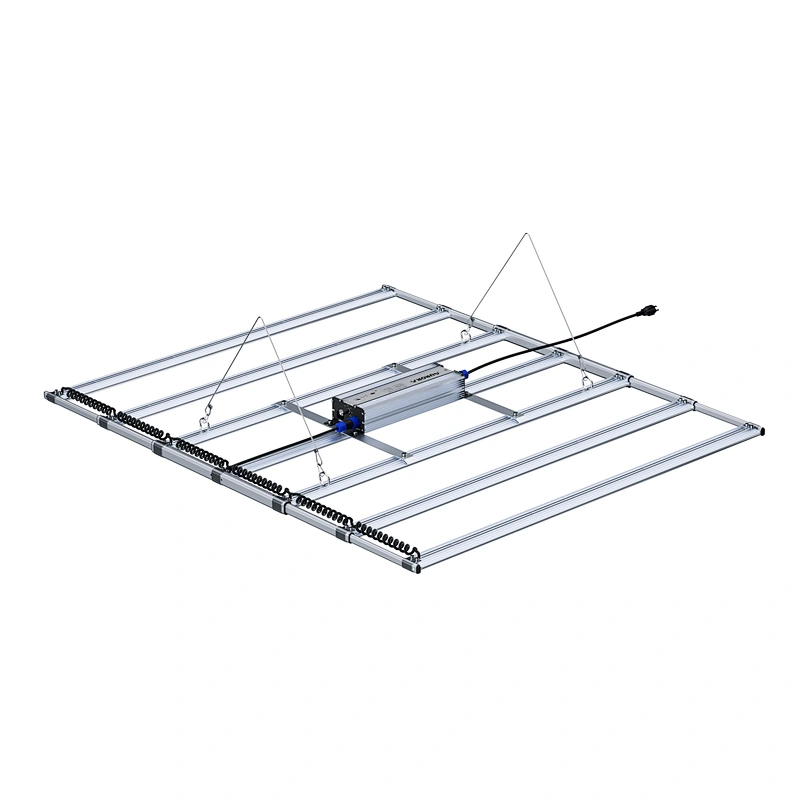 Patented 800W led grow light bar Retractable design  adjust PPFD design with dimmable nob and 2 RJ45