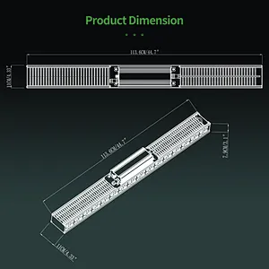 AURORA 680W Hydroponic Lm301b Led Samsung Grow Light Bar LED cob grow lights