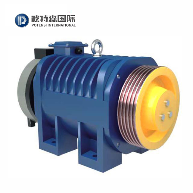 friction traction machine elevator