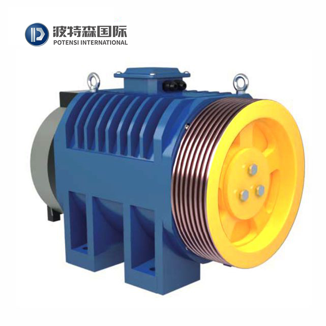 elevator traction machine brake