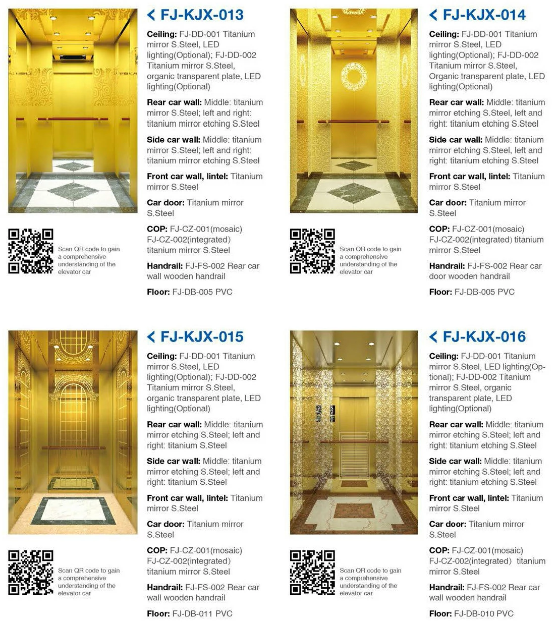 fuji elevator cabin decoration