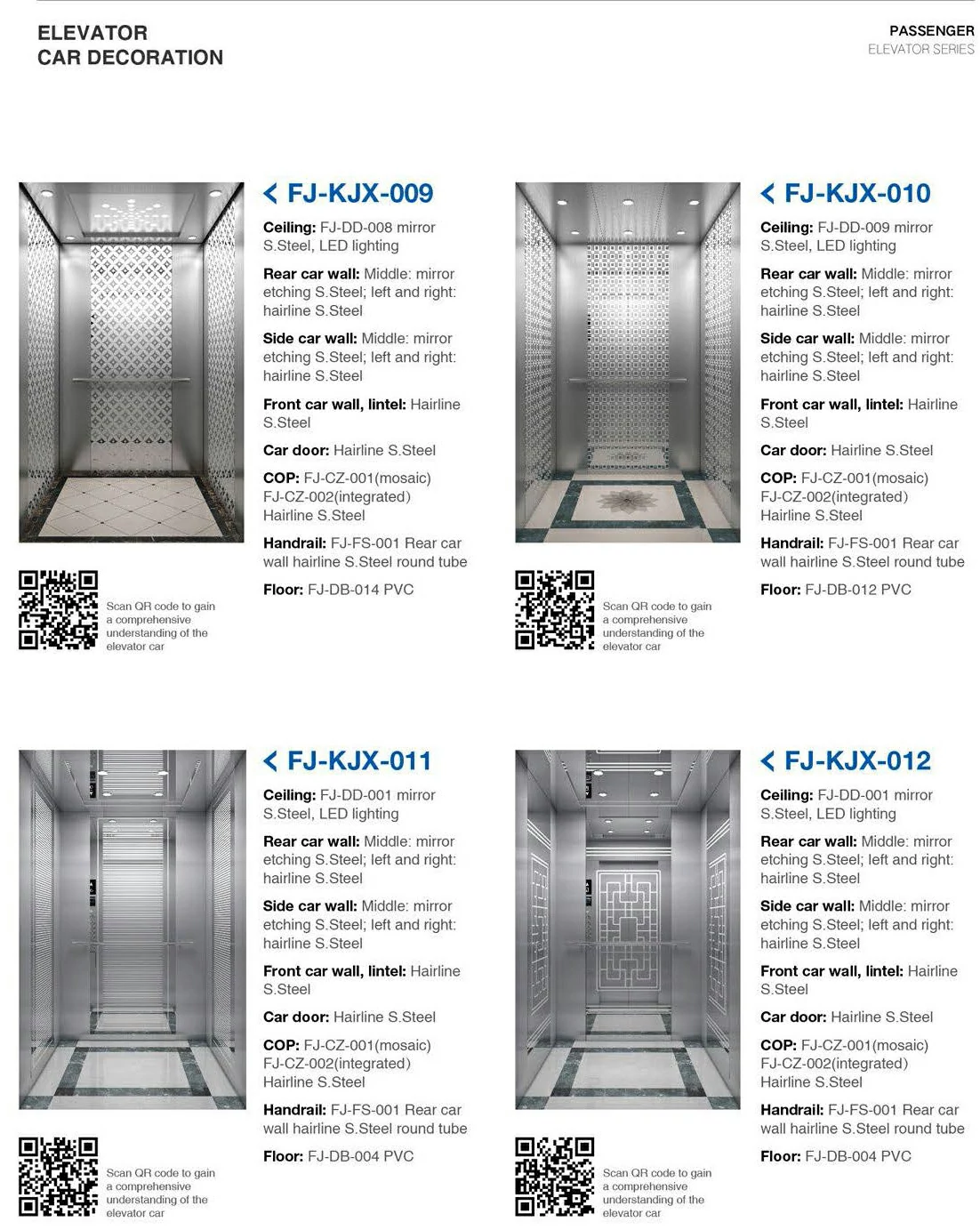 potensi elevator cabin decoration options