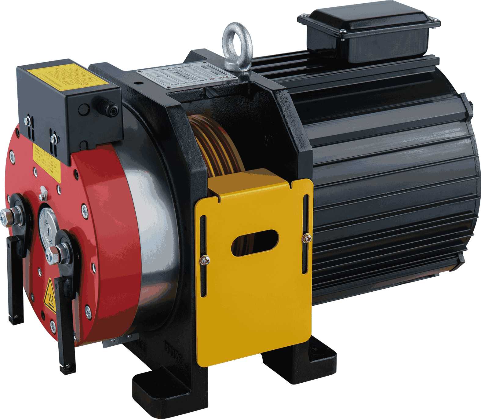 SHANGHAI FAXI GEARLESS STEEL WIRE ROPE ELEVATOR TRACTION MACHINE FAXI200-1