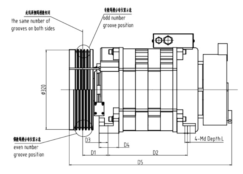 WR-H WR-E Series Machines Тяговая машина чертеж
