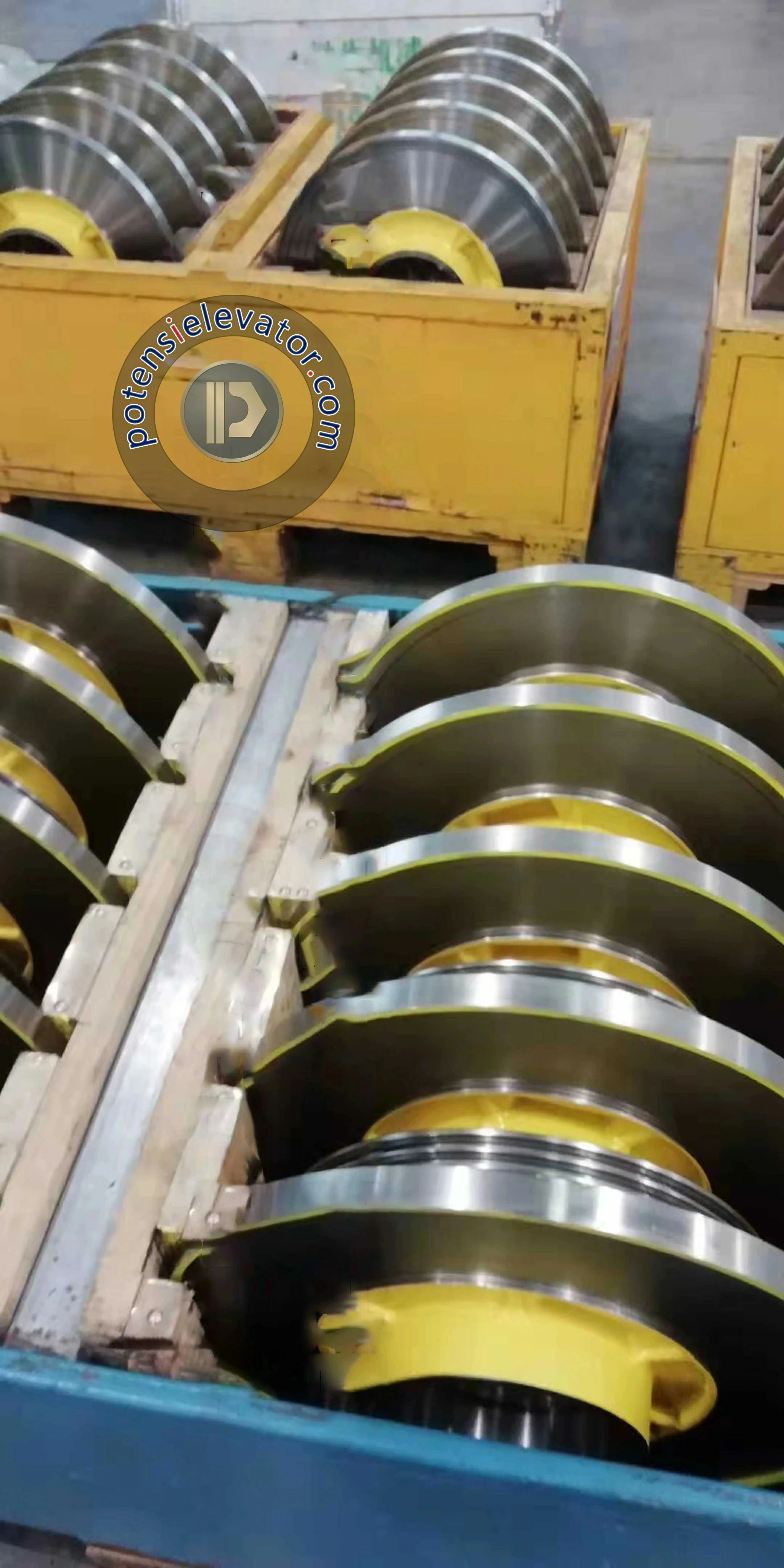 Kone Elevator Traction Machine Workshop