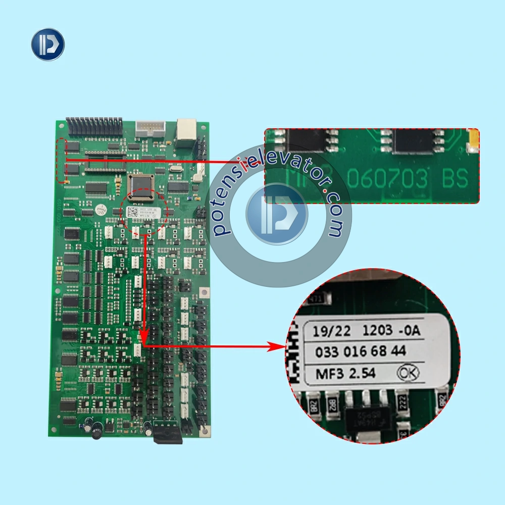 Thyssenkrupp Elevator Panel PCB Board MF3 2.54