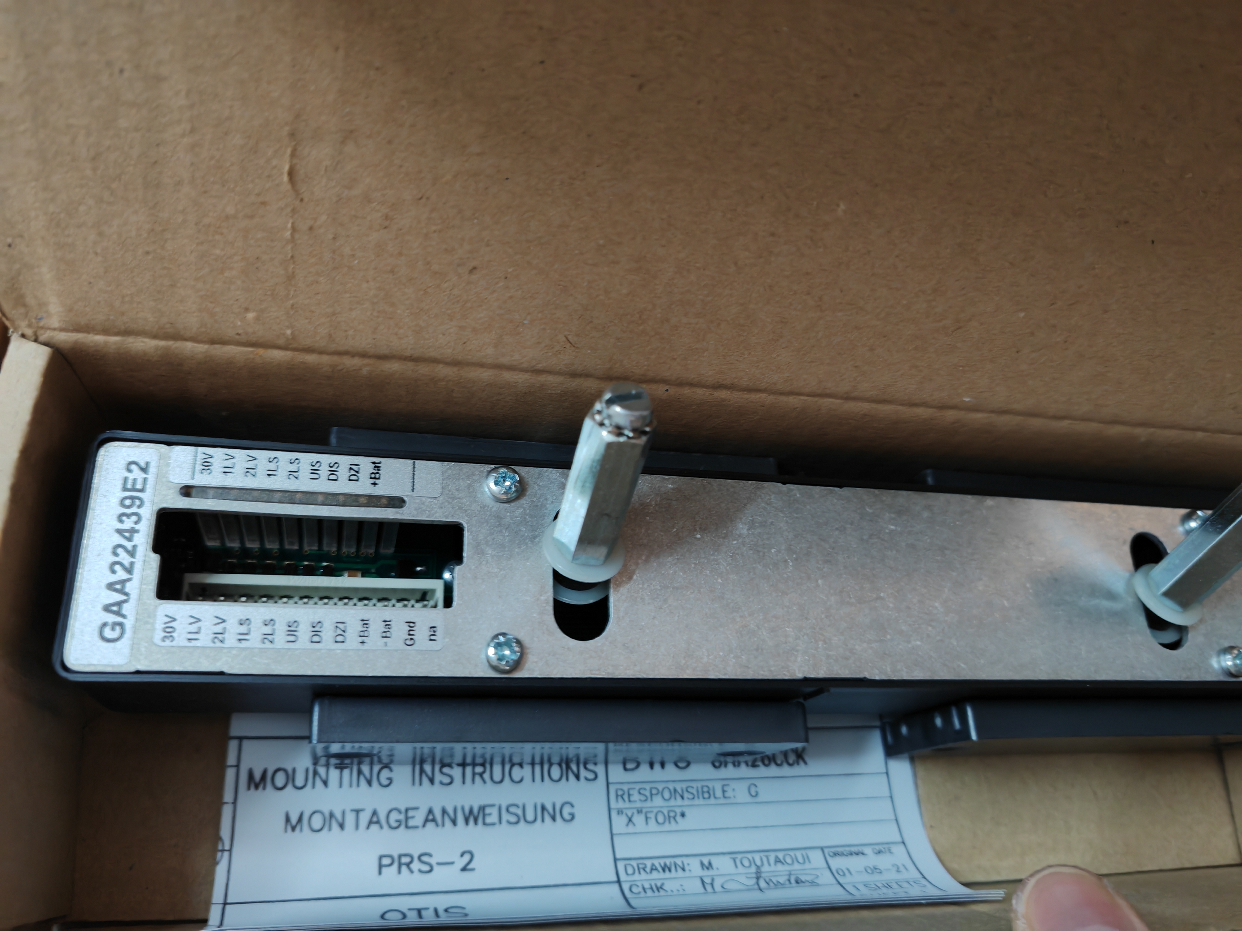 Elevator leveling sensor GAA22439E2