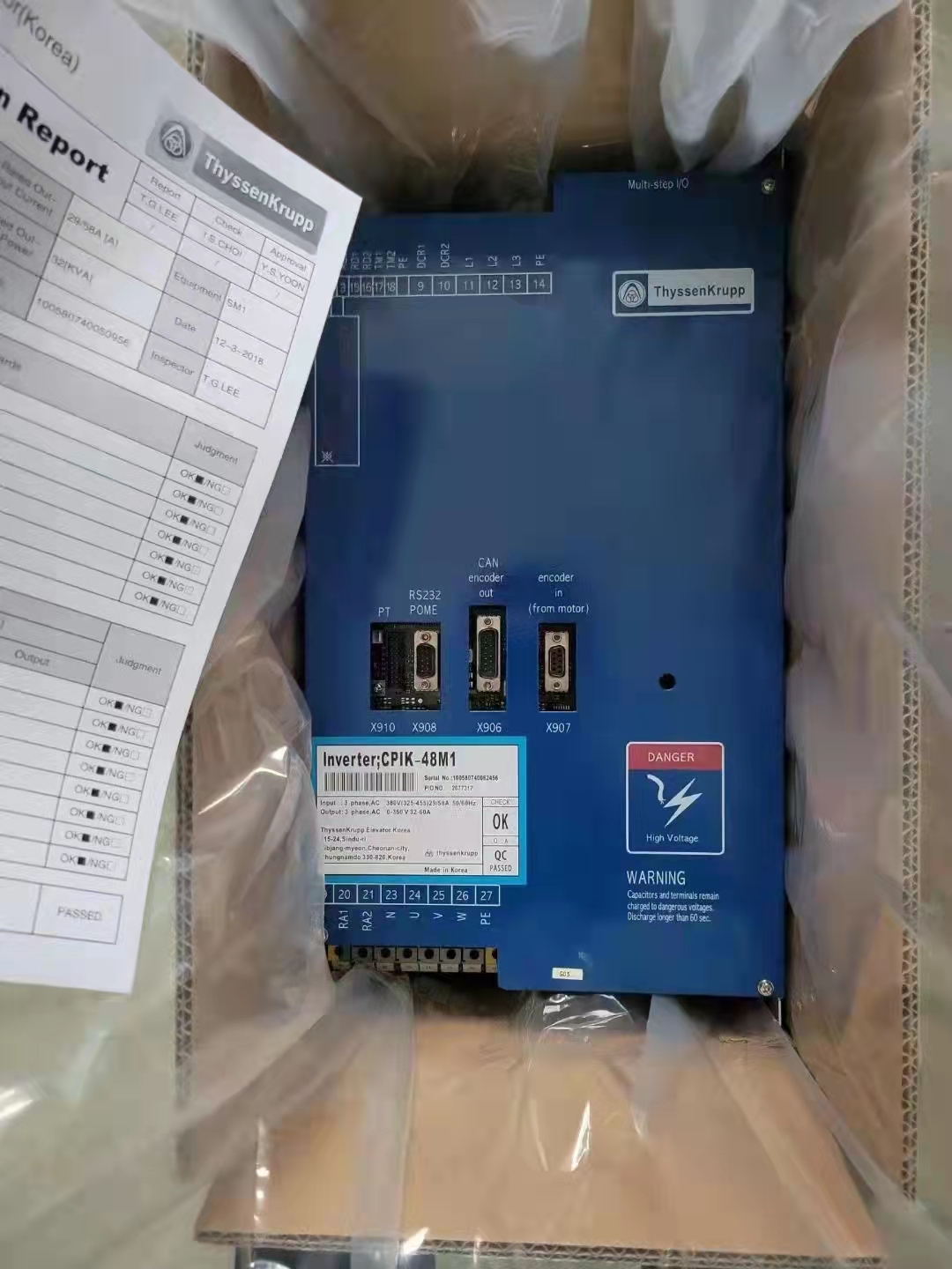 Thyssenkrupp Elevator Inverter CPIK-48M1