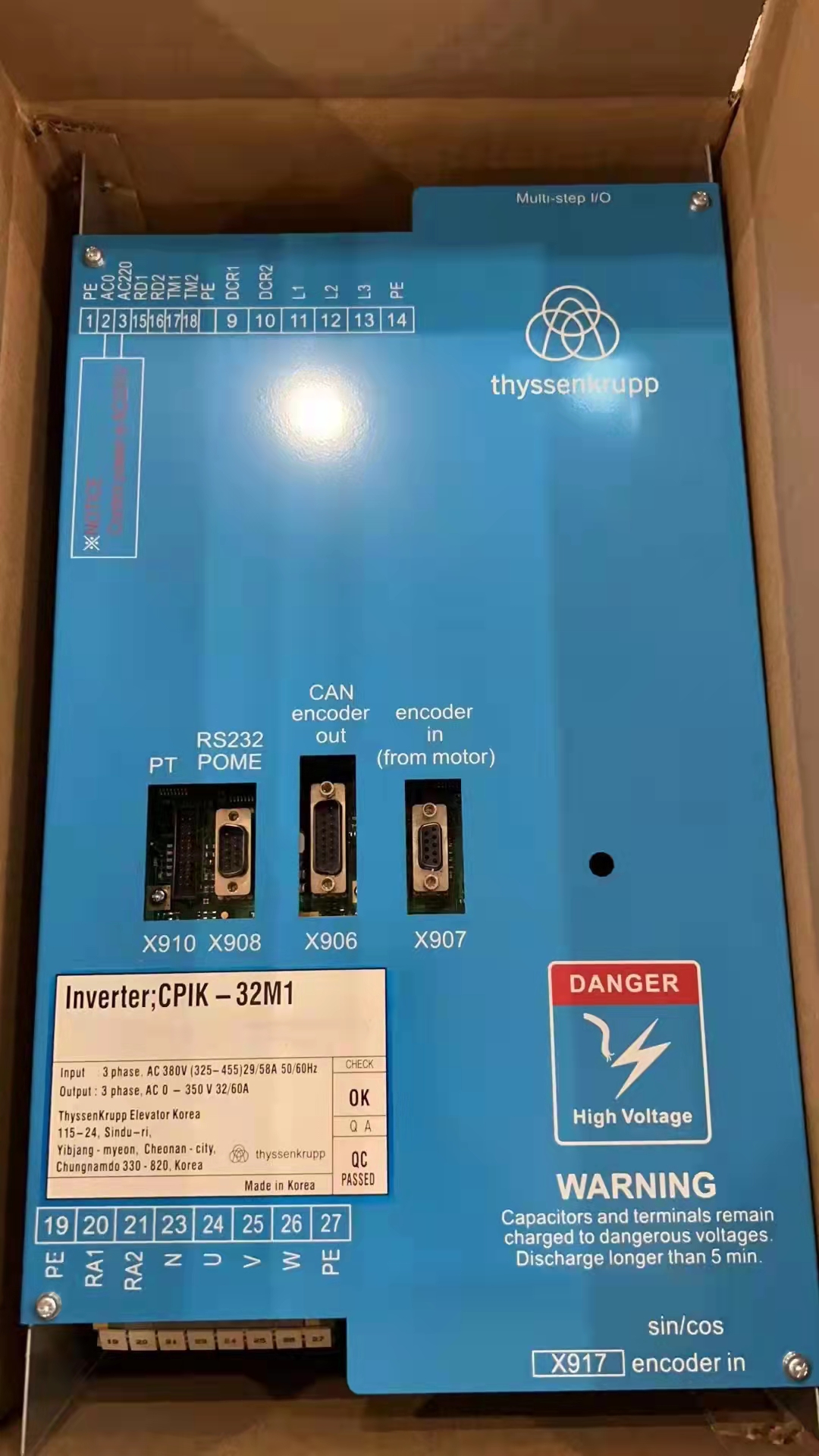 Thyssenkrupp Elevator inverter CPIK-32M1