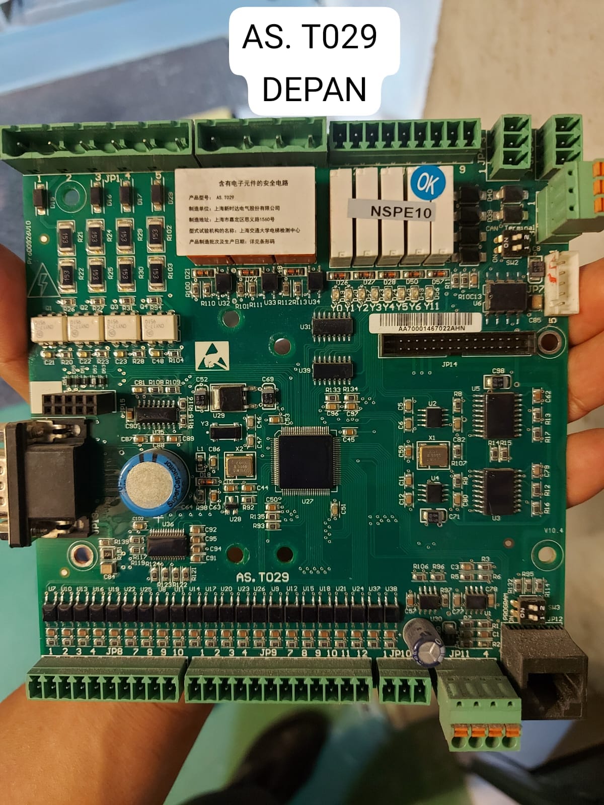 Step AS380 Control Cabinet main board
