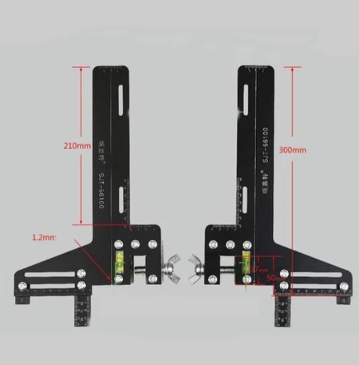 elevator guide rail alignment tool