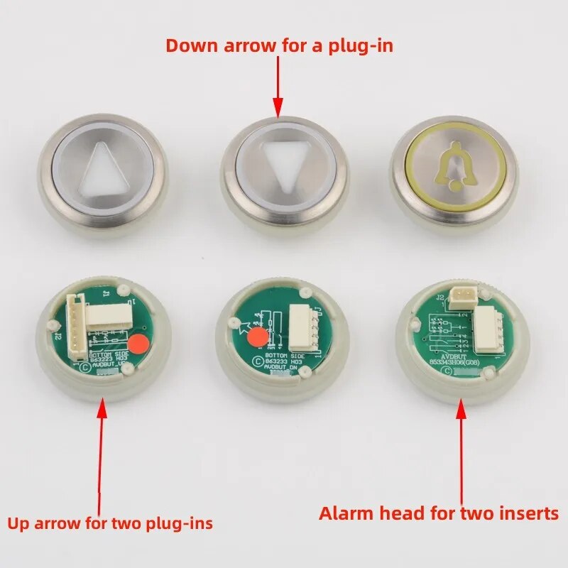 kone round push button
