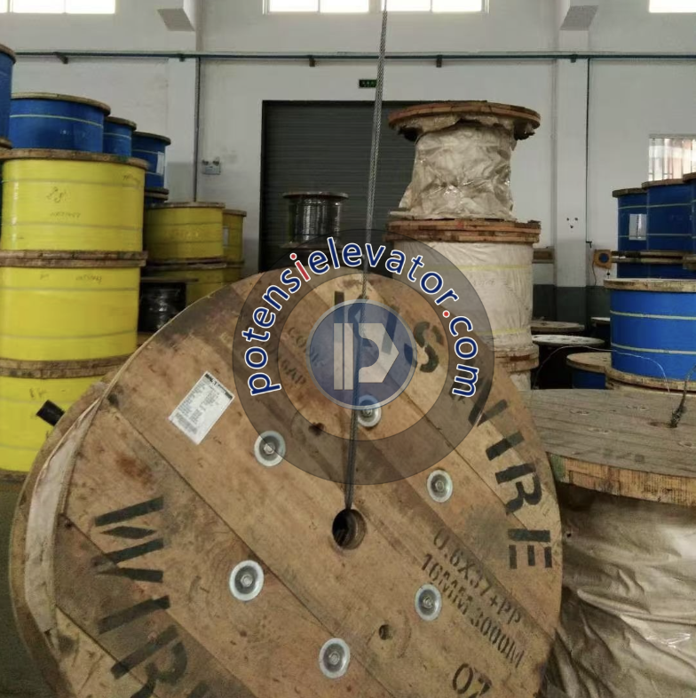 Elevator Steel Rope X135V12EP For Kiswire | Elevator Wire Rope