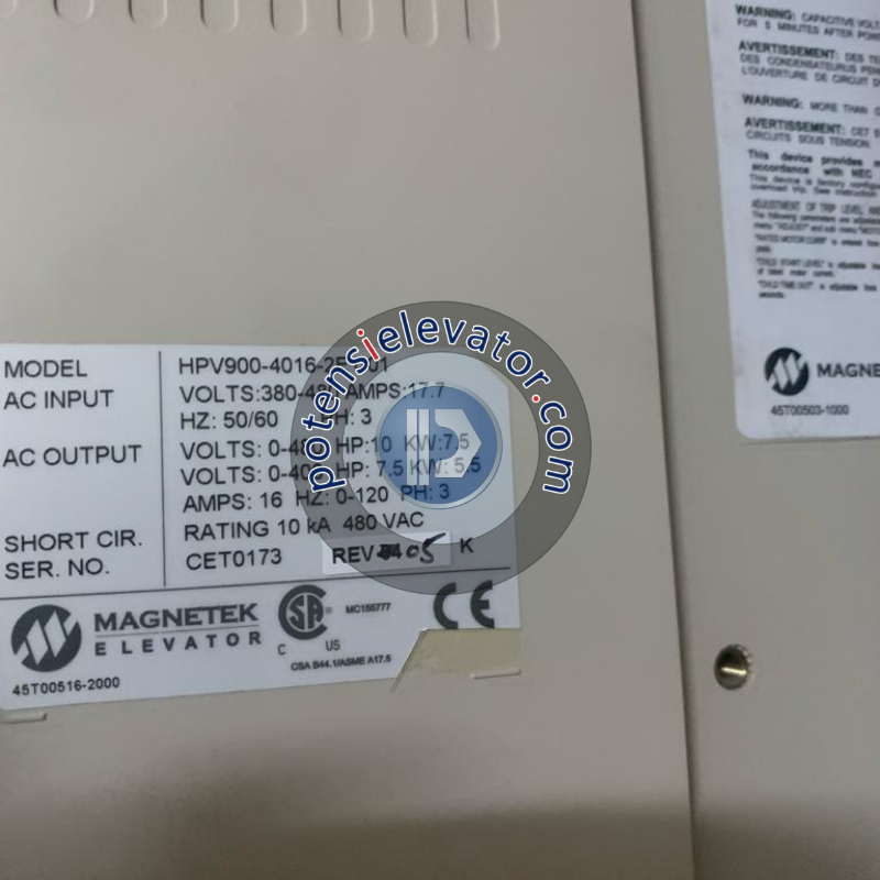 Lemax MAGNETEK inverter HPV900-4016-2E1-01