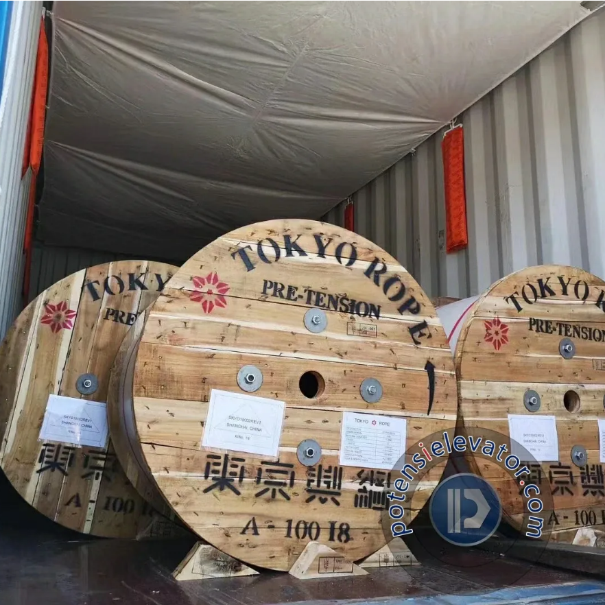 Tokyo Elevator steel rope 8*19S+NF-10.0 A Type