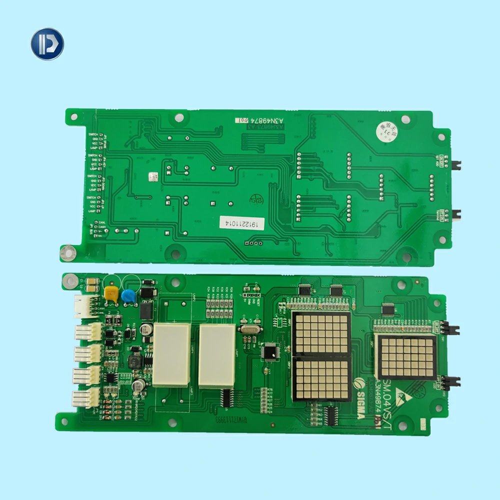 Sigma Elevator LCD Display Panel PCB Board SM.04VS/T A3N49874P01丨Potensi Elevator